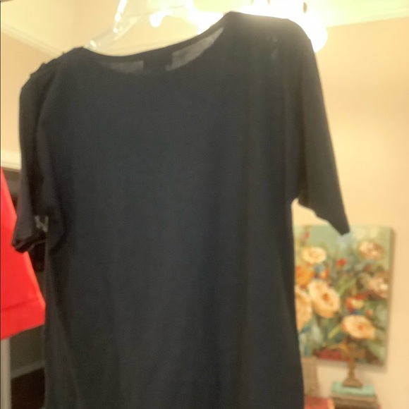 Black knit top from All Points by Reference Point. - Picture 2 of 3